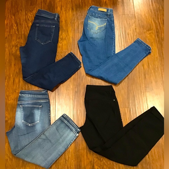 Skinny Jeans - Blue and Black - Picture 1 of 4